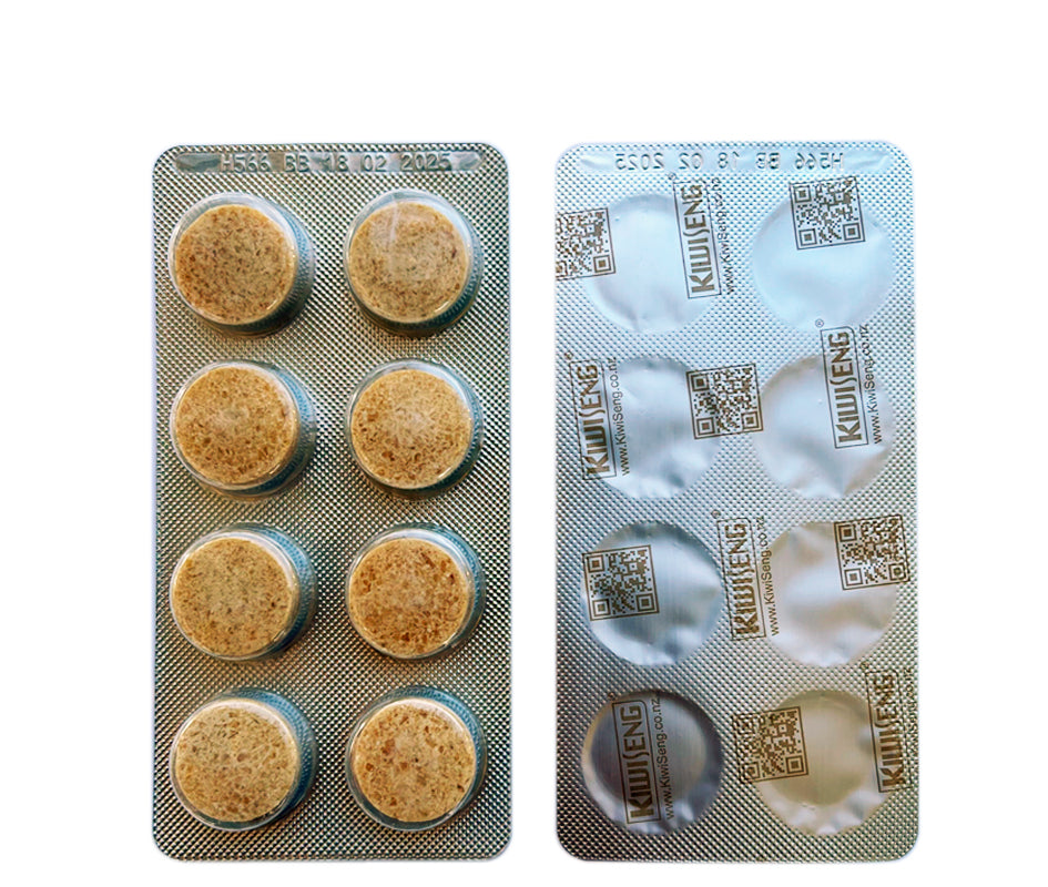 KiwiSeng Ginseng Manuka Honey Lozenges PLUS+ | Organic New Zealand Panax Ginseng & Premium MGO83+ Manuka Honey | Natural Soothing Lozenges - KiwiSeng