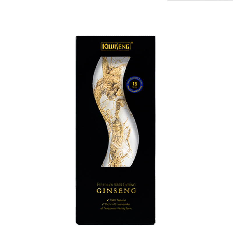 KiwiSeng Dry American Ginseng | Wild-Grown 15+ Year New Zealand Organic American Ginseng Root | Certified by BioGro NZ | Hand-Harvested Limited Edition - KiwiSeng